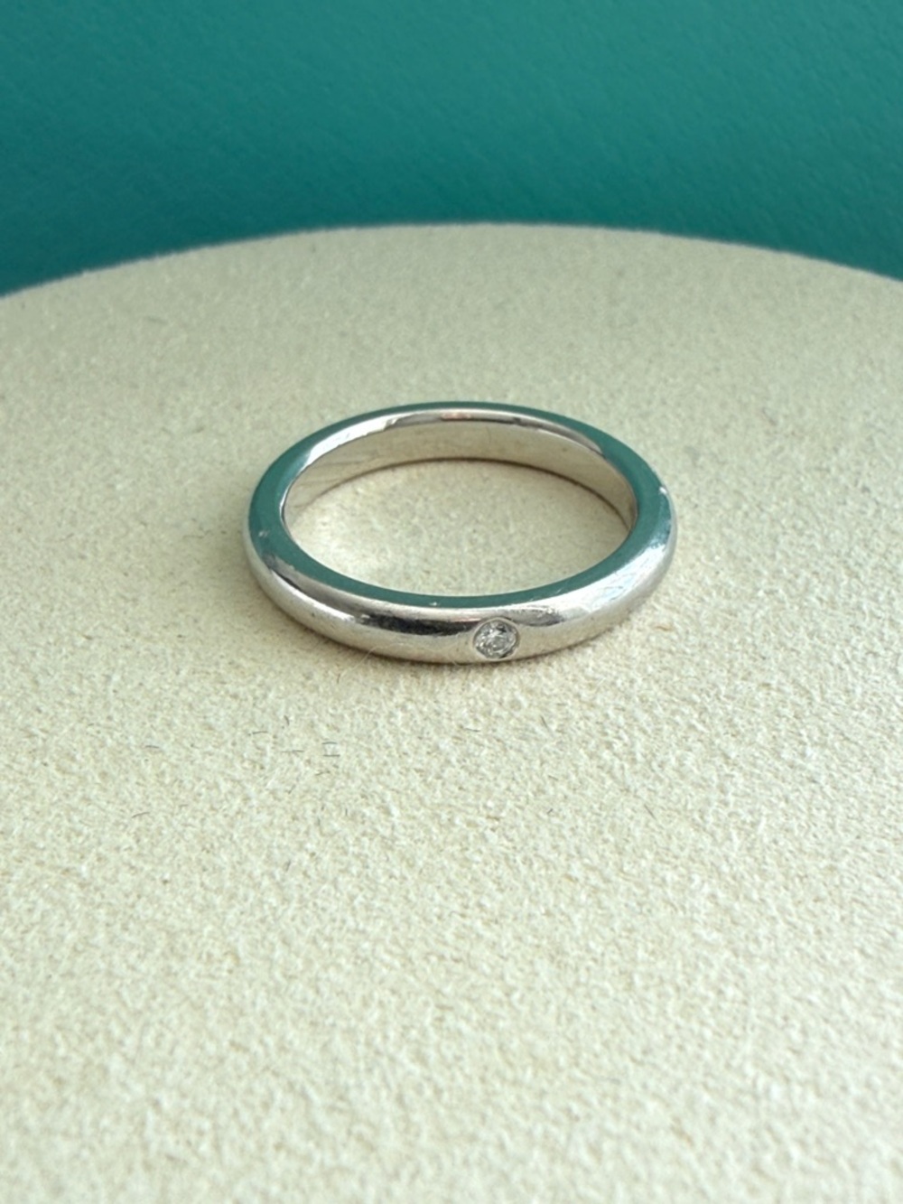 Tiffany & Co. Platinum 950 Diamond Peretti Ring Band - Picture 8 of 15